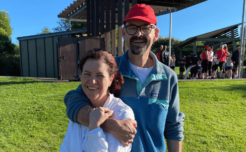 Tricia & Randall in the park